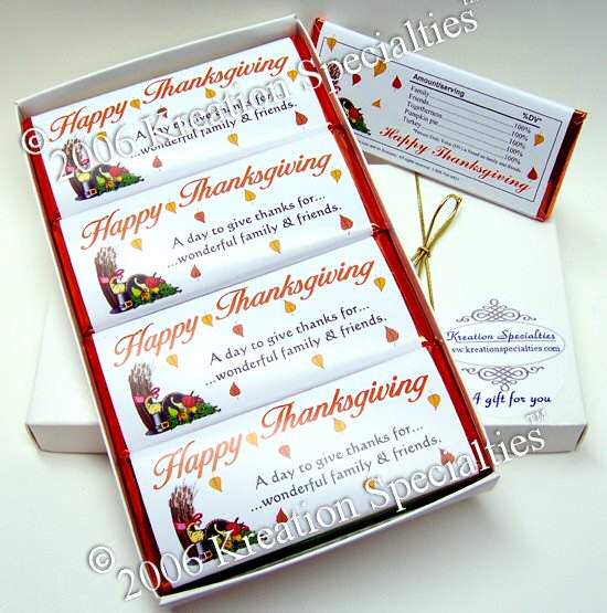 Thanksgiving Chocolate Bar Gift Set -6