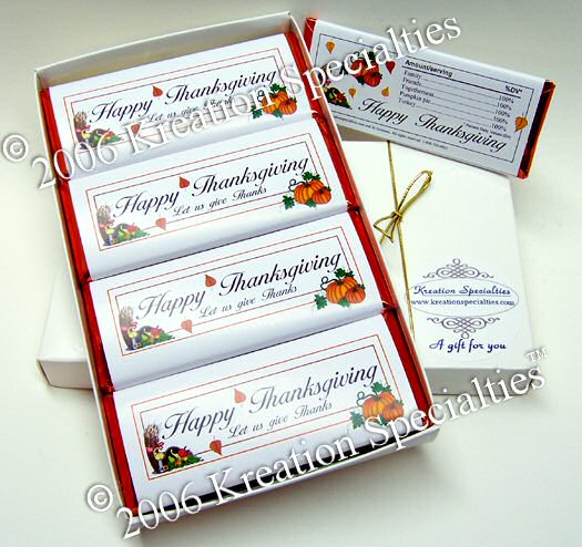 Thanksgiving Chocolate Bar Gift Set -1