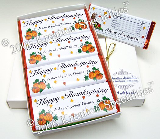 Thanksgiving Chocolate Bar Gift Set -2