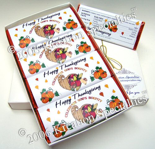 Thanksgiving Chocolate Bar Gift Set -3